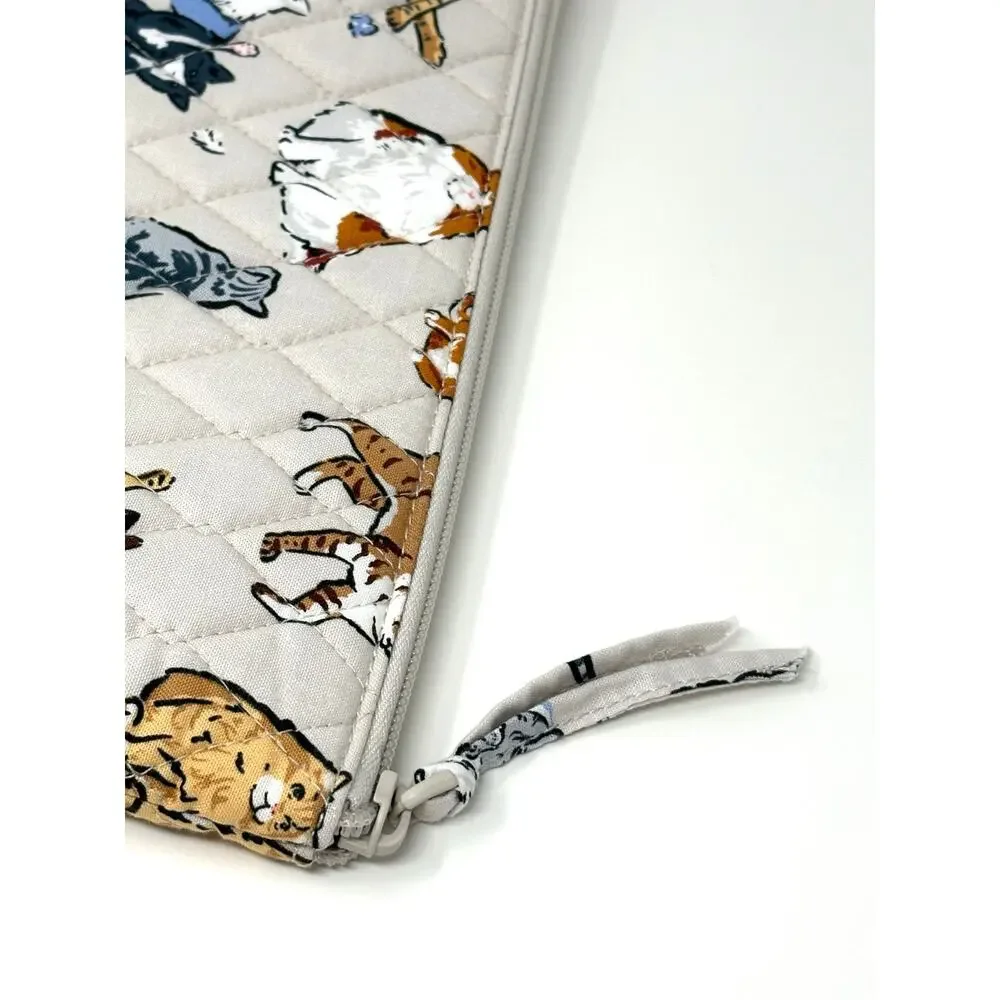 Vera Bradley A Cat’s Life Laptop Pouch Cotton Up To 15 in Laptop Cat Lover Gift